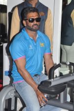 Sunil Shetty launches Core Fitness Station at Daspalla in Mumbai on 30th Jan 2015